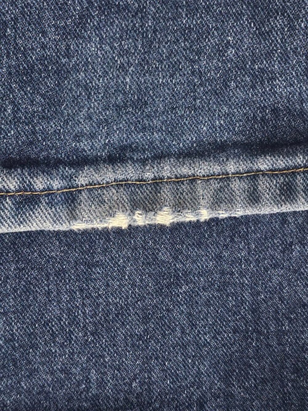 Wrangler Mens Blue Jeans Size 34- Flawed - Picture 5 of 7